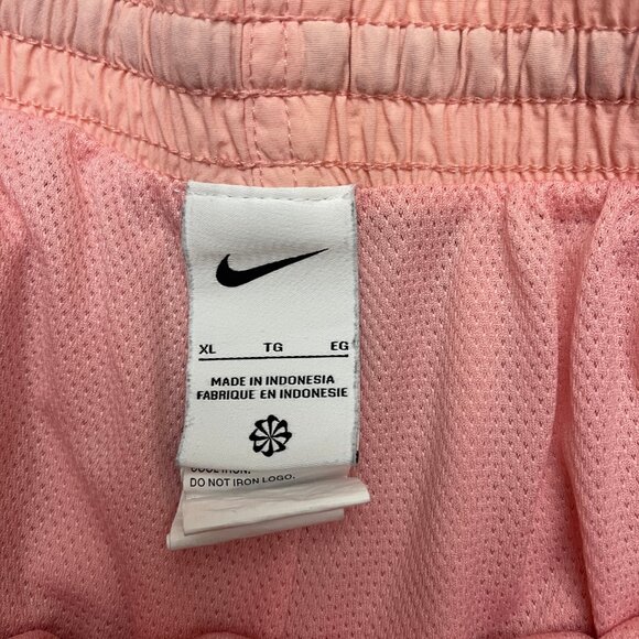 Nike Solid Icon Volley Swim Shorts Coral Pink Mens Size XL 5" Inseam Pockets - Picture 7 of 11